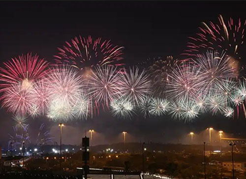 莲花县焰火晚会